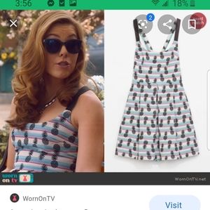 Zara pineapple dress